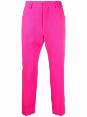 Vlněné kalhoty Ami Paris růžové