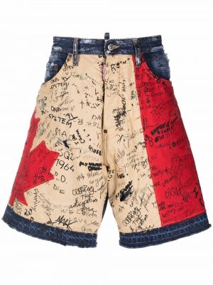 Jeans-shorts Dsquared2 blå