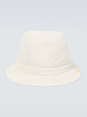Bavlněný klobouk Visvim bílý