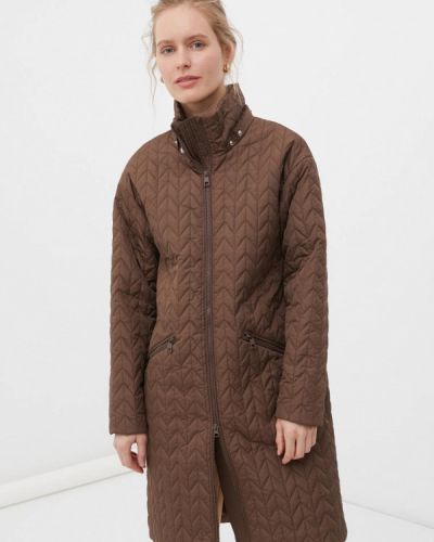 Утепленная куртка расклешенная Finn Flare, коричневая