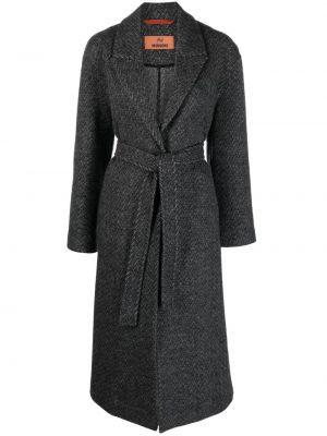 Vlněný kabát Missoni šedý