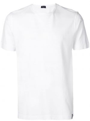 Camiseta de cuello redondo Drumohr blanco
