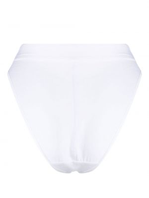 Pantalon culotte taille haute Marine Serre blanc