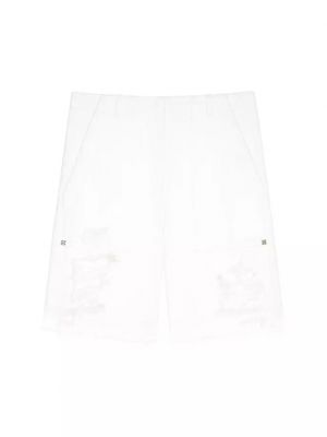 Белые шорты карго Givenchy