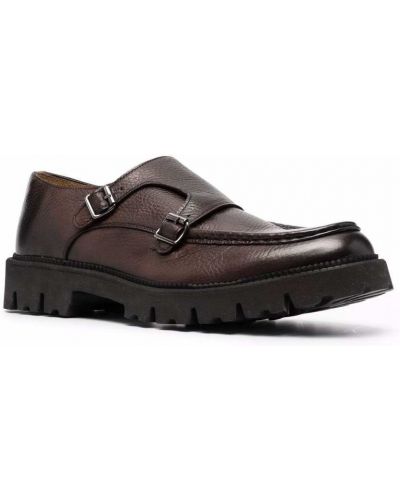 Zapatos monk con hebilla Eleventy marrón