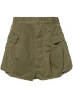 Grüne cargo shorts für damen