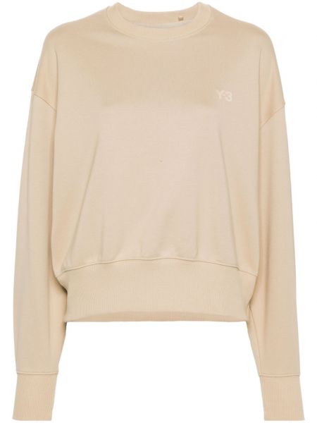 Sweatshirt mit print Y-3 beige