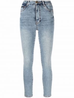 Jeans skinny ricamati Philipp Plein blu