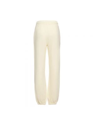 Pantalones de chándal de algodón con estampado Off-white blanco