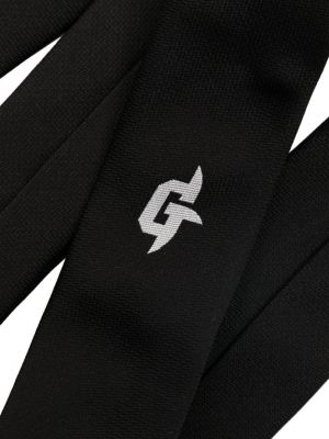 Hedvábná kravata s potiskem Givenchy černá