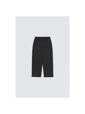 Nylonowe proste spodnie Barrow czarne