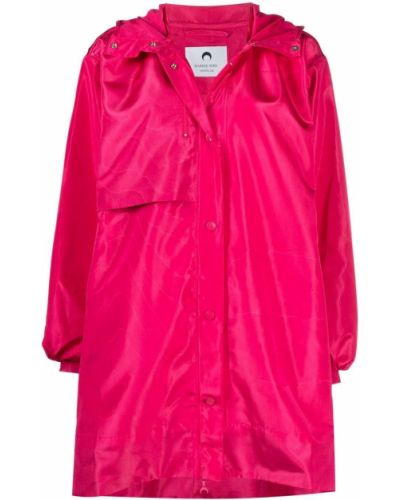 Αντιανεμικό μπουφάν με κουκούλα Marine Serre ροζ