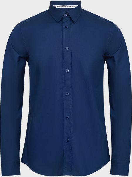 Синяя рубашка Bikkembergs