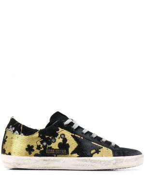 Stjernemønster jacquard floral sneakers Golden Goose