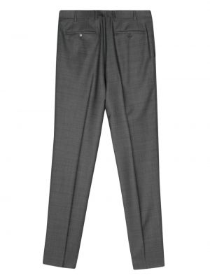 Vlněné kalhoty Canali šedé