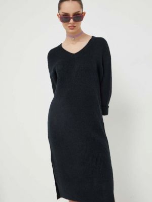 Mini haljina oversized Roxy crna