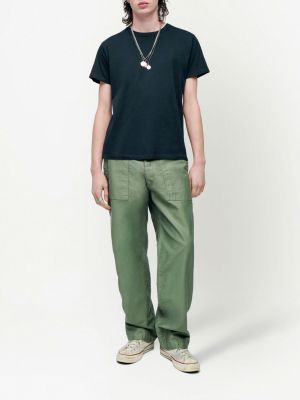 Rovné kalhoty Re/done zelené