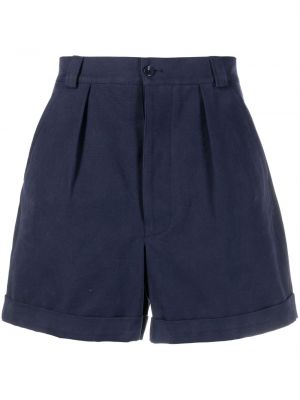 Shorts mit plisseefalten Fursac blau