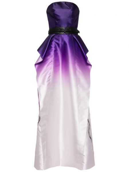 Rovné šaty s přechodem barev Saiid Kobeisy