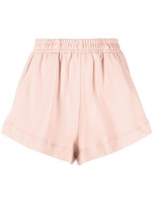 Pantaloni scurți din bumbac din jerseu Styland roz
