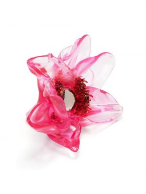 Inel cu model floral La Manso roz