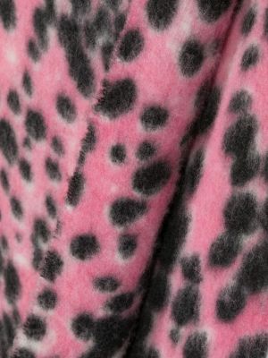 Echarpe à pois en tricot Faliero Sarti rose