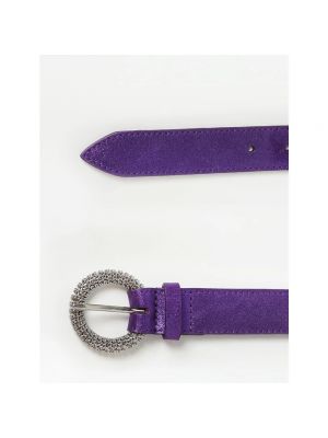 Cinturón de cuero Orciani violeta