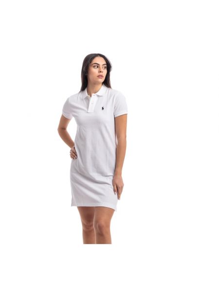 Mini vestido Polo Ralph Lauren blanco