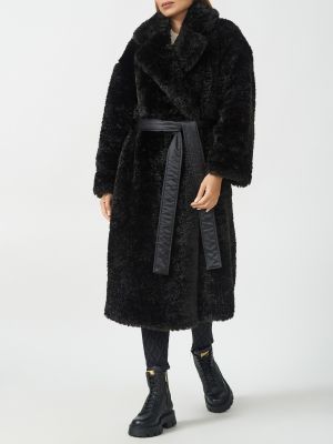 Пальто Elisabetta Franchi чорне