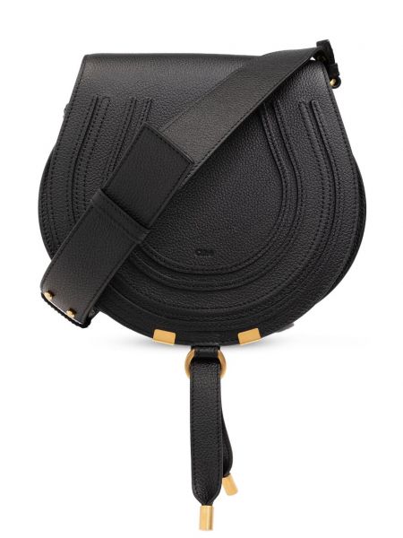 Kožna crossbody torbica Chloé