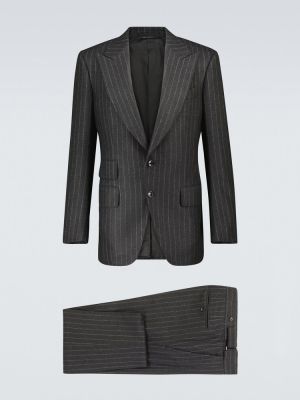Flanelowy garnitur w paski Tom Ford