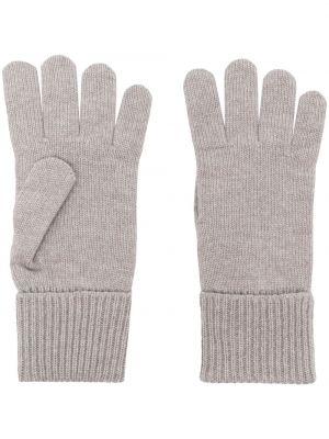 Kašmírové rukavice Woolrich sivá
