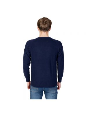 Jersey de lana de tela jersey Us Polo Assn azul