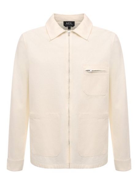 Джинсовая куртка A.p.c. белая