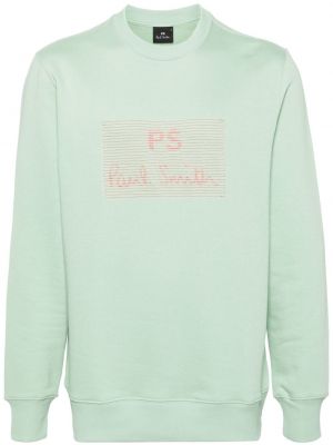 Sweatshirt mit stickerei aus baumwoll Ps Paul Smith grün