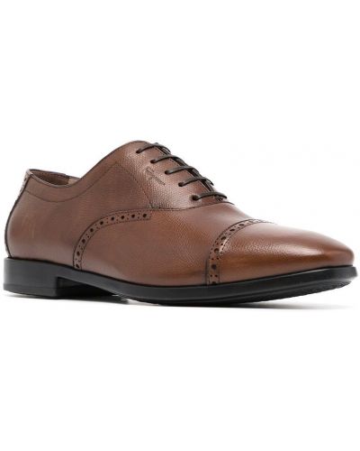 Zapatos oxford con cordones Salvatore Ferragamo marrón
