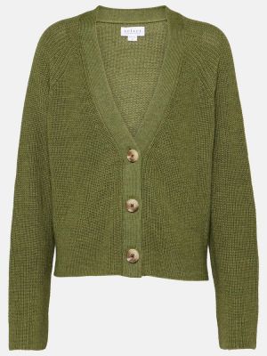 Cardigan di lana in velluto Velvet verde