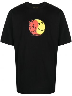 T-shirt mit print Market schwarz