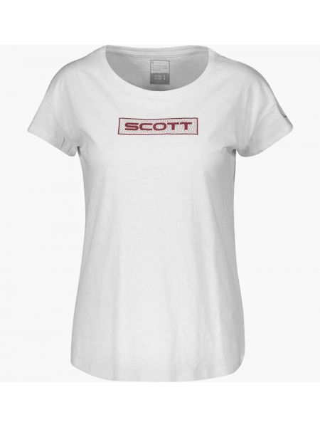 Белая футболка с коротким рукавом Scott