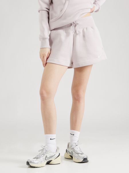 Fleece παντελόνι Nike Sportswear λευκό