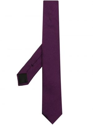 Hedvábná kravata Givenchy fialová