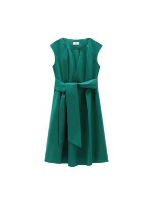 Sukienka mini bez rękawów bawełniana Woolrich zielona