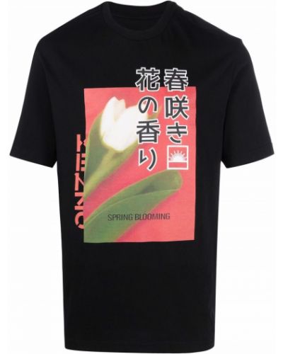 T-shirt mit print Kenzo schwarz
