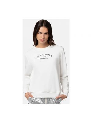 Sweatshirt Elisabetta Franchi weiß