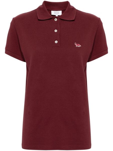 Poloshirt Maison Kitsuné lilla