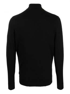 Merinowolle pullover mit reißverschluss Sunspel schwarz