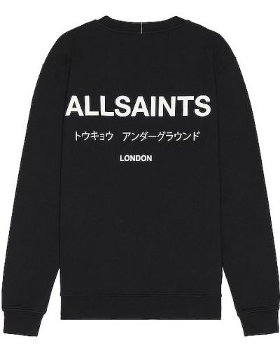 Sweatshirt mit rundhalsausschnitt mit rundem ausschnitt Allsaints schwarz