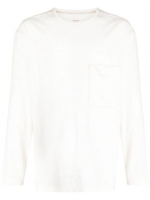 Koszulka bawełniana z kieszeniami Lemaire biała