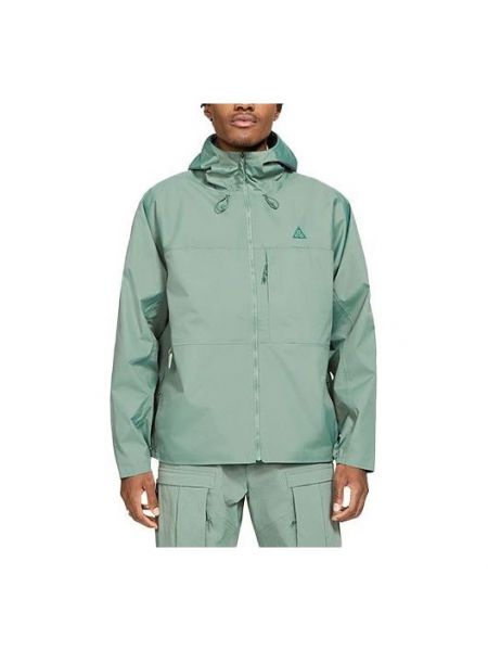 Спортивная повседневная куртка с капюшоном Nike зеленая