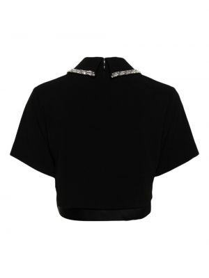 Marškinėliai su kristalais A.l.c. juoda